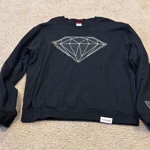 Diamond Supply Co. Black Crewneck with Diamond Graphic